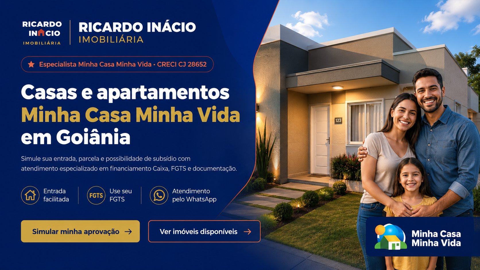 Casas e apartamentos Minha Casa Minha Vida em Goiânia