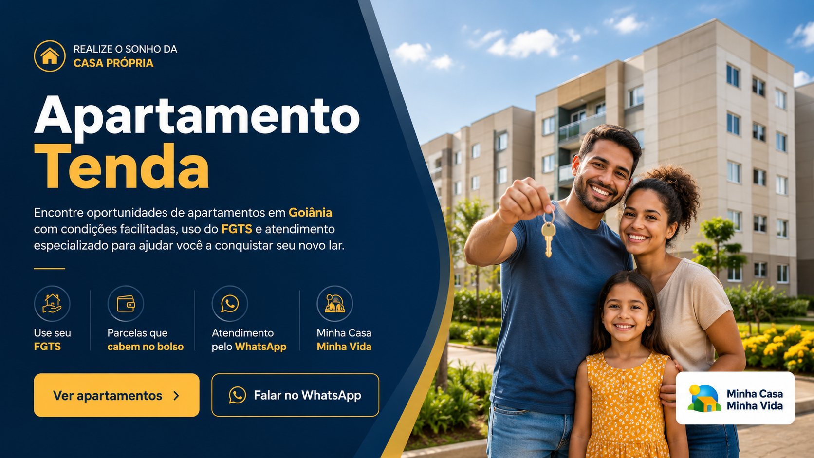 Apartamento Tenda em Goiânia — Minha Casa Minha Vida