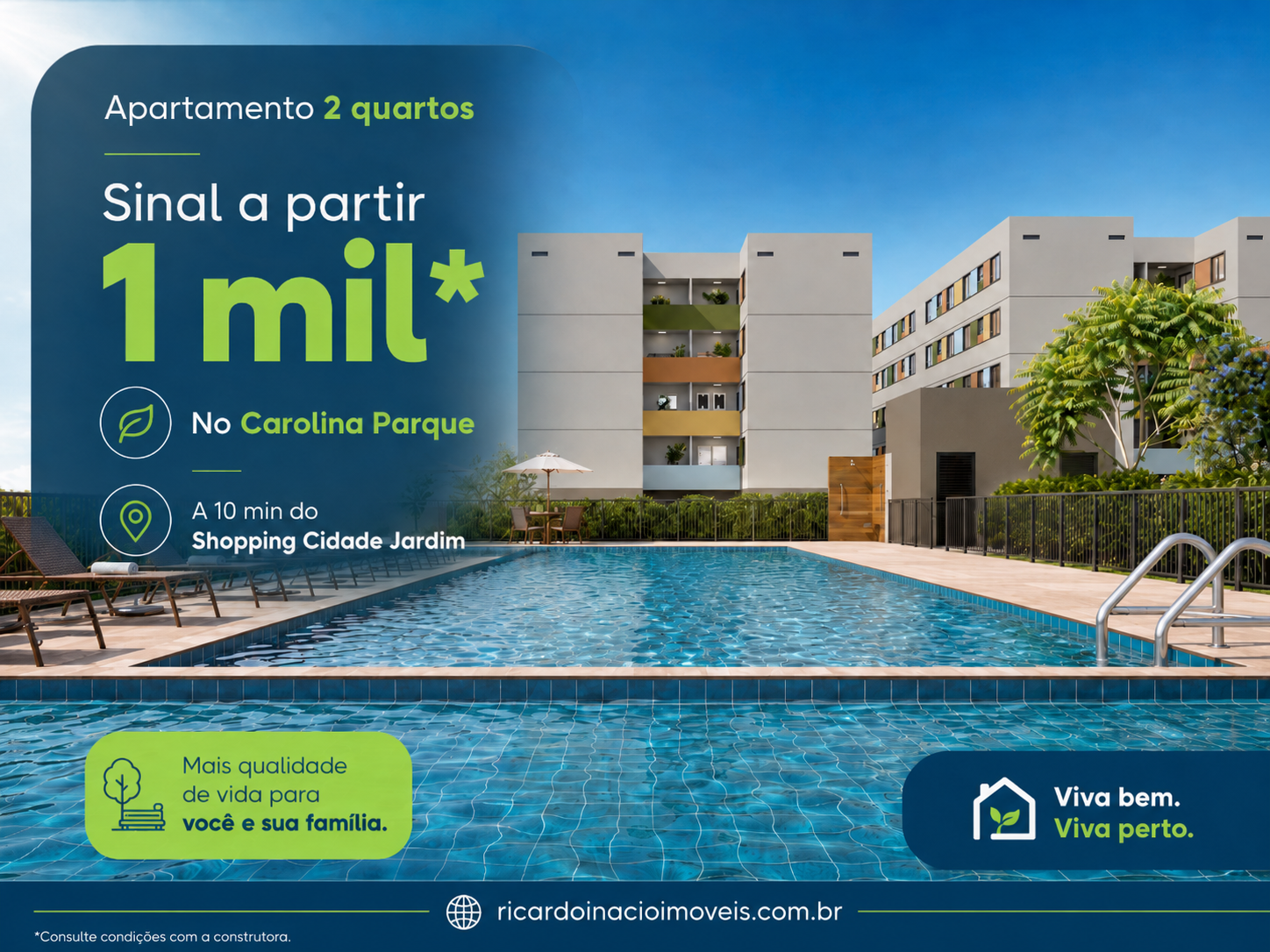 Apartamento 2 Quartos — Carolina Parque, Goiânia